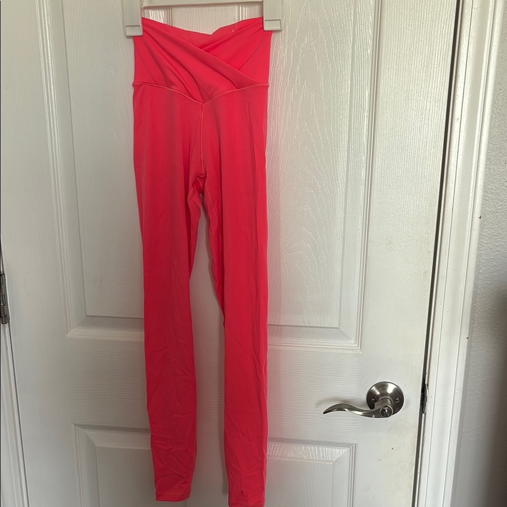 Aerie Pink High-Waisted Leggings